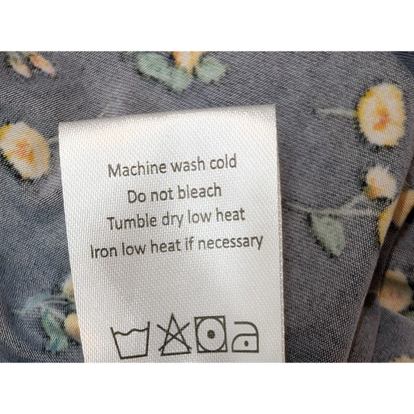 Ninexis Maxi Dress Women's Plus 1X Black Ruffle Floral Cottagecore Maternity NWT - Picture 10 of 11